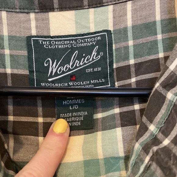 Men's wool rich button up t shirt - Picture 4 of 5